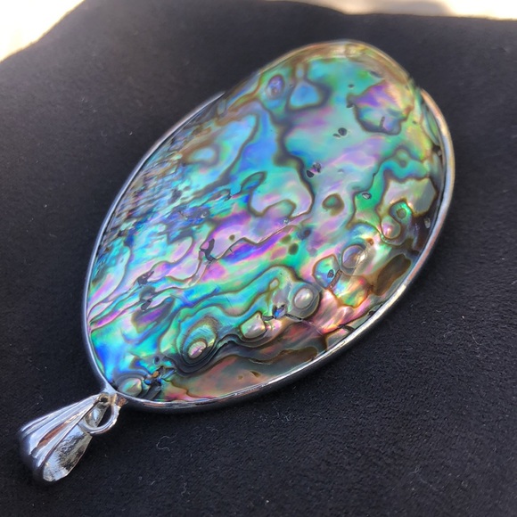 Polished Abalone Pendant - Picture 4 of 8